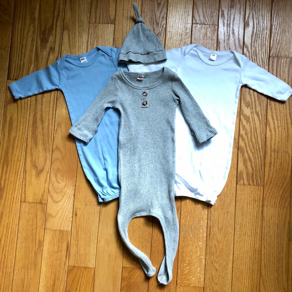 Baby Gown Bundle 0-3mos